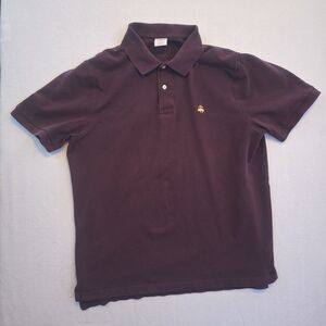 Brooks Brothers Performance Polo Shirt Mens XL Maroon Red Original Fit 1818 Logo